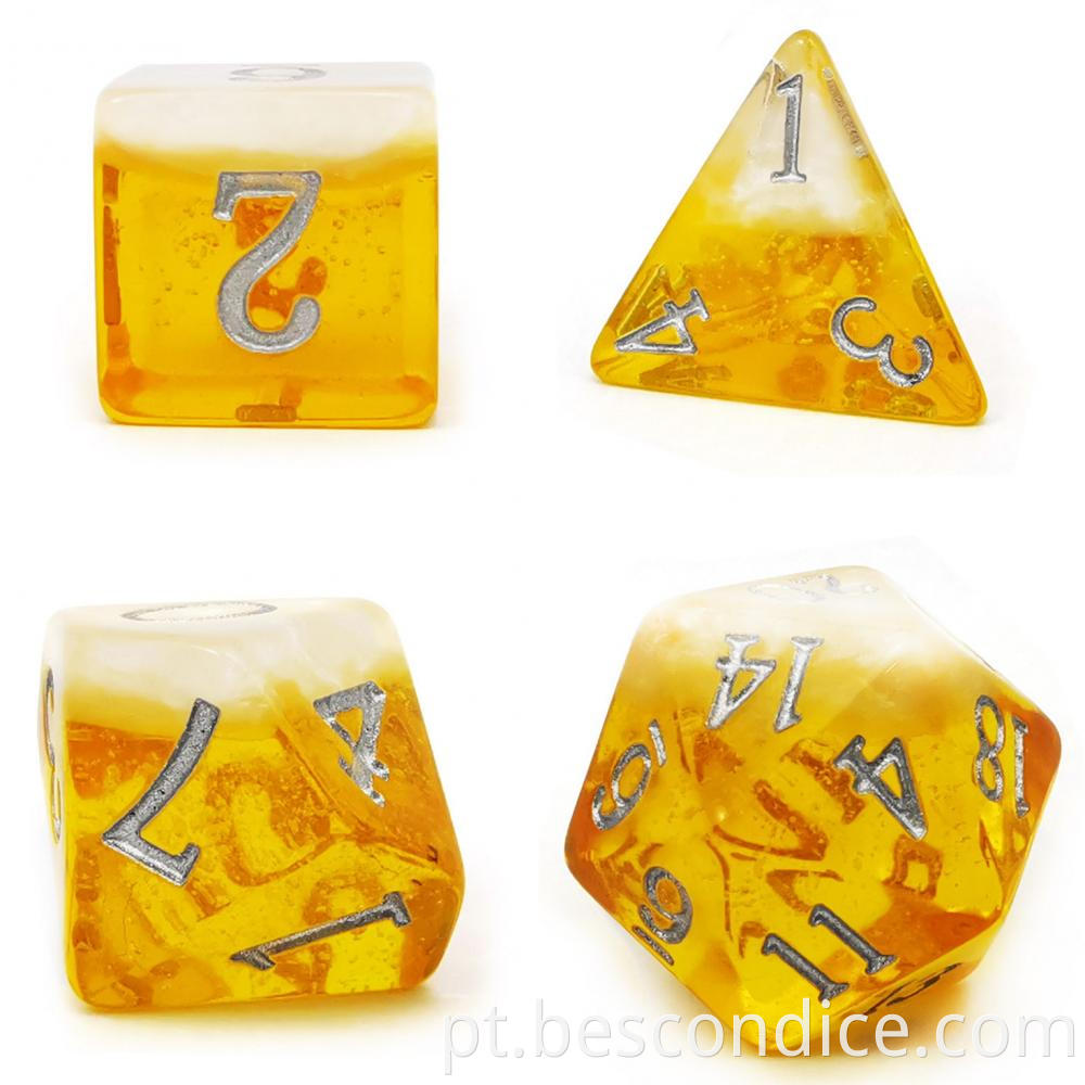 Beer Role Playing Game Dice Set 5